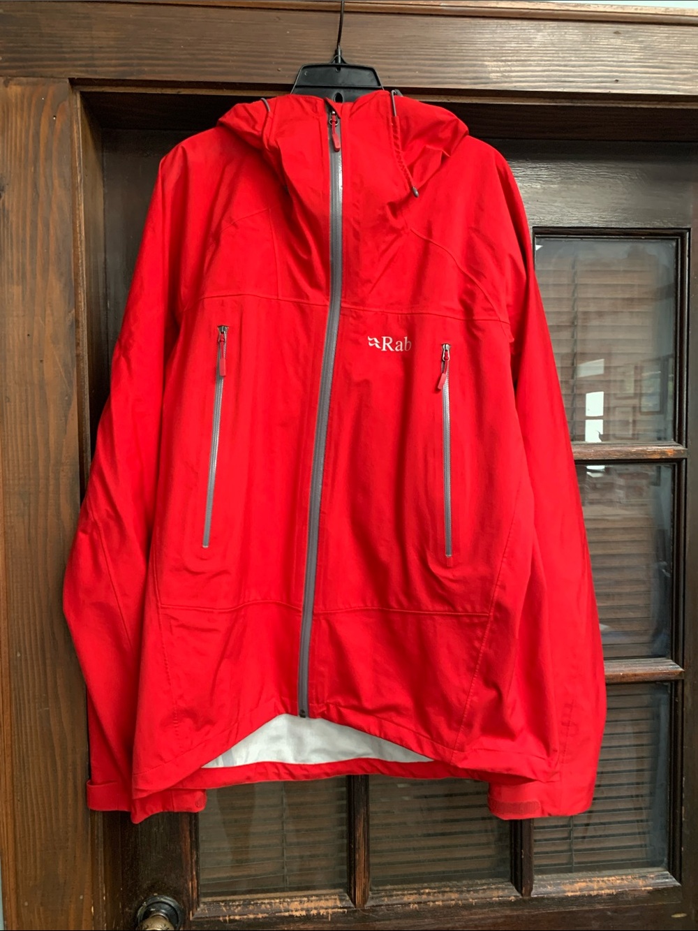 Rab mens Myriad alpine shell.
